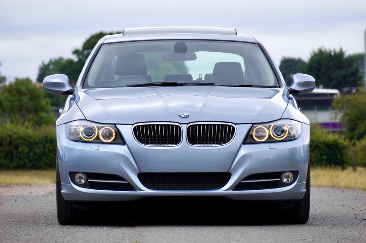 Sedan car front view