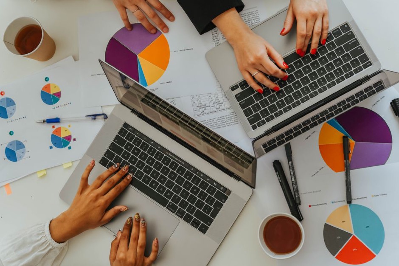 Financial planning laptop